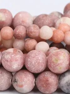 4/6/8/10mm Natural Stone Matte Red Jasper Round Beads Exquisite Loose Spaced Beads for Jewelry Making DIY Bracelets, Necklaces, Earrings Crafts Women's Gifts Diy Jewelry Decoration