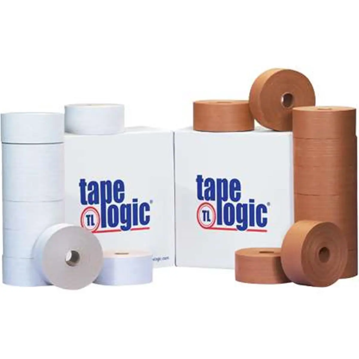 212 MAIN No.7700 Reinforced Water Activated Kraft Paper Tape, 3 in. x 450 ft., Strong Adhesive Waterproof Bond Seal, Fast-Setting Adhesive Packaging Tape, Case of 10, Fast-Setting Packaging Tape
