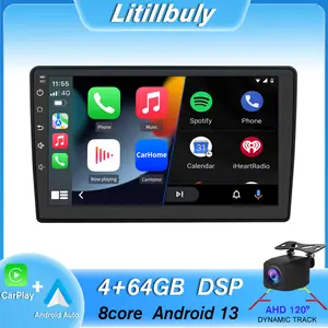 Car Stereo for Jeep Wrangler 2007-2018 touch screen has Android Auto Wireless Carplay, Bluetooth WIFI supports GPS Navigation