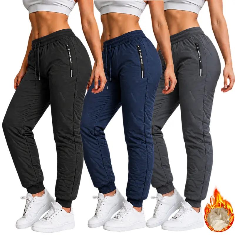 3PCS Men’s warm thermal winter snow pants — ideal for hiking, workouts, and outdoor activities; machine-washable sweatpants for men; perfect for extreme cold weather; layered solid-color design; regular fit menswear top; stylish trousers for men; casual p