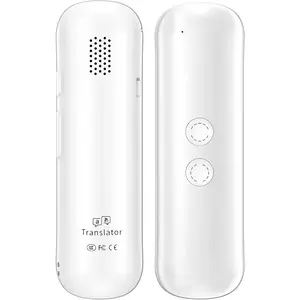 Language Voice Translator Device Real Time 2-Way Translations Supporting 72 Languages for Travelling Learning Shopping Business Chat Recording Translations (White) (G5)