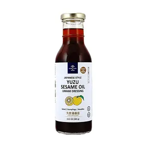 Kuze Fuku & Sons Yuzu Sesame Oil Dressing 175ml - Japanese Ponzu Sauce for Salads, Marinades & Stir-fries