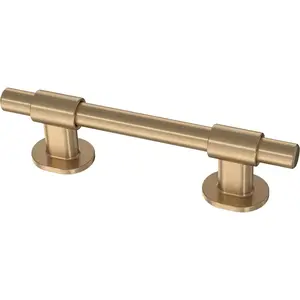 Franklin Brass  Pack Champagne Bronze Gold Cabinet Handles Adjustable Drawer Pulls for Kitchen Cabinet Knobs Dressers and Cupboards Fits / to  Inch (–mm) Hole Center |   AdjustaPull ™