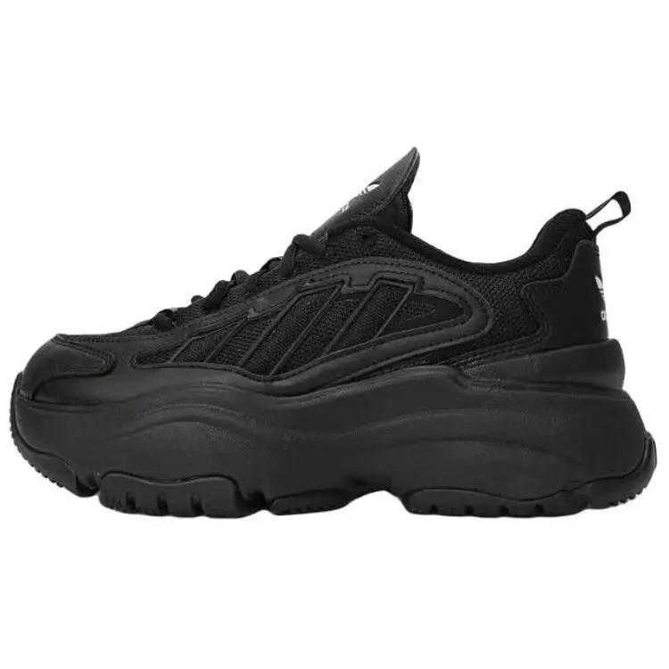 Women's Adidas Originals OZGAIA Low-Top Casual Sneaker - Comfortable, Slip-Resistant Footwear for Walking, Trainer Shoes (Black)