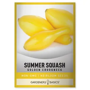 Golden Crookneck Summer Squash Seeds