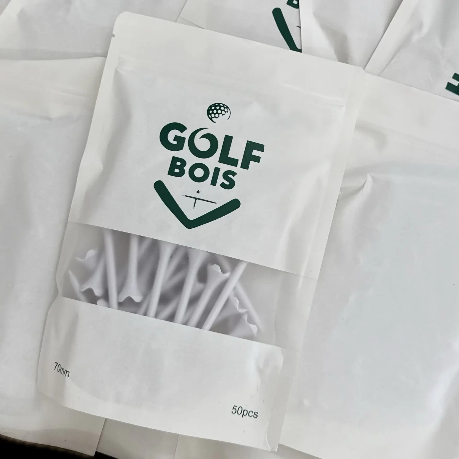Golf Bois Golf Tees 50 Count Pack 70mm Length Attribute 50 as Described