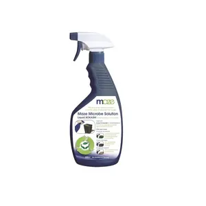 212 MAIN Liquid Bokashi Spray Bottles - Blue, 2-Pack, 500ml Plastic, Citrus-Scented, Multi Surface Cleaner, Household Cleaning Supplies, Natural Spray, Non Corrosive Cleaner, Mildew Stain Remover, Compost Boost Fermentation Aid