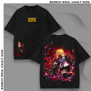 Limbus Company Don Quixote Anime RPG Graphic T-shirt, Dark Fantasy Gaming Streetwear, Vintage Bootleg Acid Wash Unisex Tee, Oversized Sweatshirt Shirt