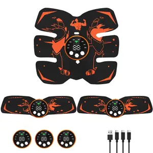 Portable Abdominal Stimulator, 1 Set Abdominal Fitness Equipment, Abdominal/Arm/Leg Muscle Strength Training Kit, Fitness Equipment for Home Gym