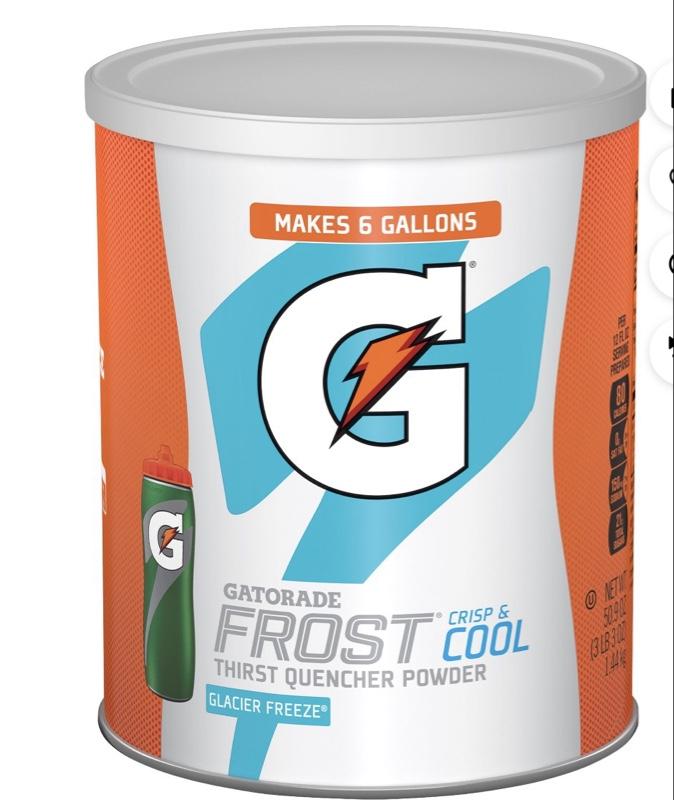 Gatorade Thirst Quencher Glacier Freeze, Powdered Energy Drink Mix, 50.9 oz, 1 Count