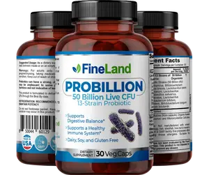 FineLand PROBILLION Support Digestive Balance, Supports a Healthy Immune System, Dairy,  Soy and Gluten Free gut  health  supplement digestive system support Healthcare Dietary Natural Edible Fitness Bathroom