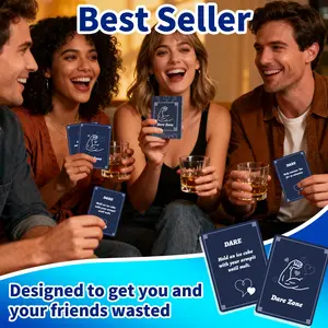50pcs Tabletop Game Cards, Fun Multiplayer Poker Deck, Ideal for Birthdays and Parties, Humorous and Engaging Card Games