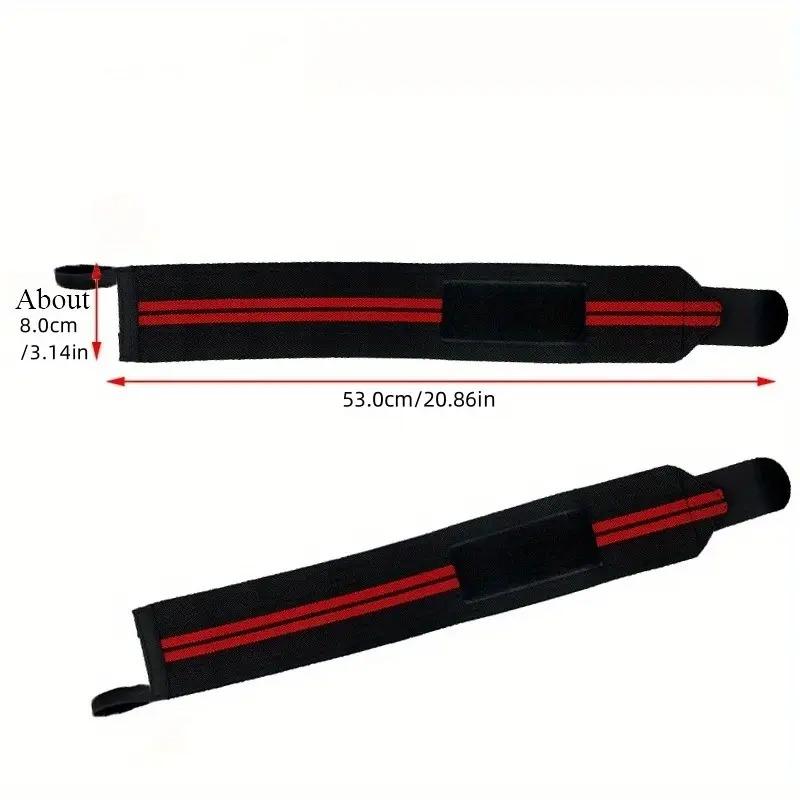 20” Supportive Wrist Wraps 2PCS - Wrist Straps for Weightlifting - Lift Better, Protect Wrist Pain - Adjustable, Durable, Machine Washable - Wrist Wraps for Weightlifting - for Men & Women