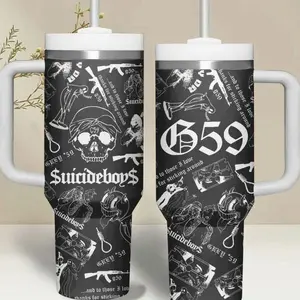 $uicideboy$ Music Band Custom Cup 20oz/40oz Tumbler With Handle