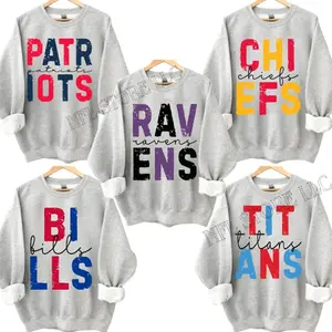 First Down Football Pullover Retro Style Crewneck , Vintage All Team Football Sweatshirt , Sports Home Town, Custom Team, Perfect Gift for Football Fans C9