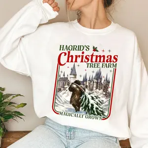Christmas Tree Farm Magically Grown Shirt, H.Potter Wizard Holiday Christmas Shirt, Christmas Shirt, Christmas Gift, Vintage Christmas Shirt