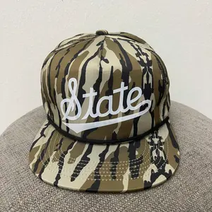 Bottomland Camo Trucker Hat Adjustable Snapback Hunting Outdoor Cap Unisex