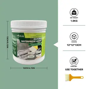 1kg Waterproof Glue with Free Scraper for Home Repairs & Wet Surfaces Clear Invisible Coating Super Adhesive