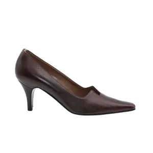 Pre-owned Gucci Gucci 75mm Pumps in Brown Leather by Rebag