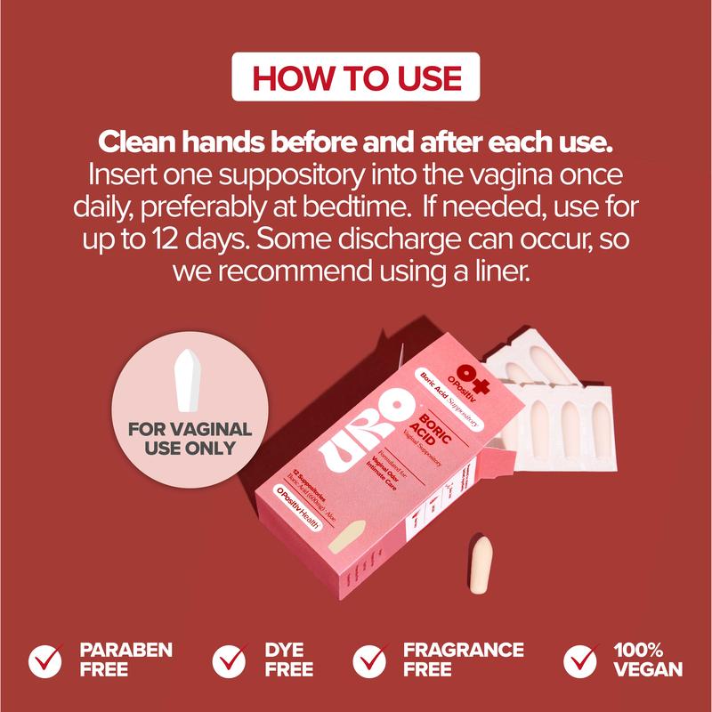 URO - Boric Acid Vaginal Support