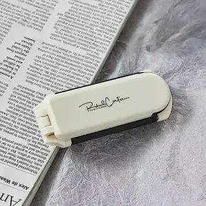 Portable Foldable Mirror Comb, Anti-Static Cleaning Comb, Suitable for Curly Wet Dry Hair, Unisex Anti-Static Comb, Anti Static Hairbrush