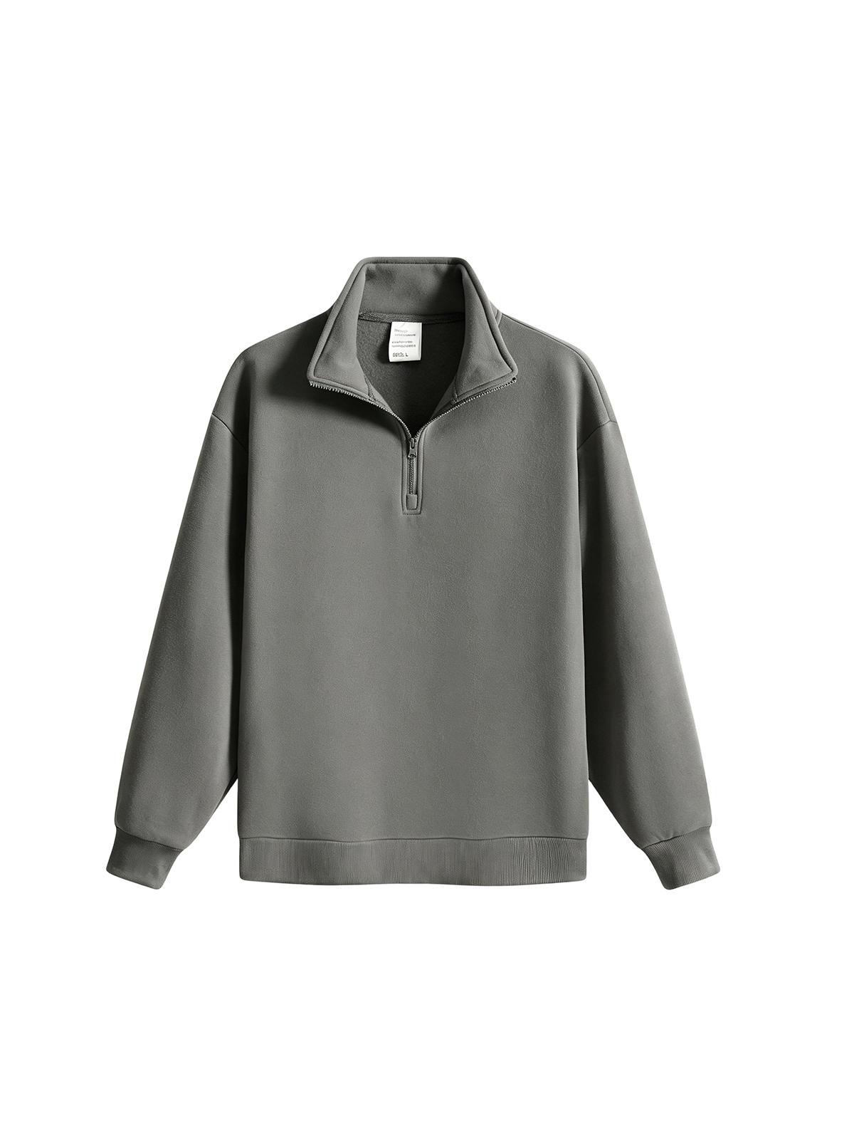 3-pack men’s stand-collar sweatshirts, men’s sweatshirts. Loose fit, half-zip stand collar design, soft, comfortable, skin-friendly fabric, minimalist solid color design, available in multiple colors, suitable for daily commuting, school, shopping, sports