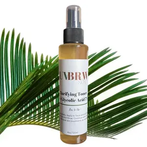 Clarifying Toner w/ Glycolic Acid Pore soother Hydrate Skin Repair Aloevera Green Tea Skincare Comfort
