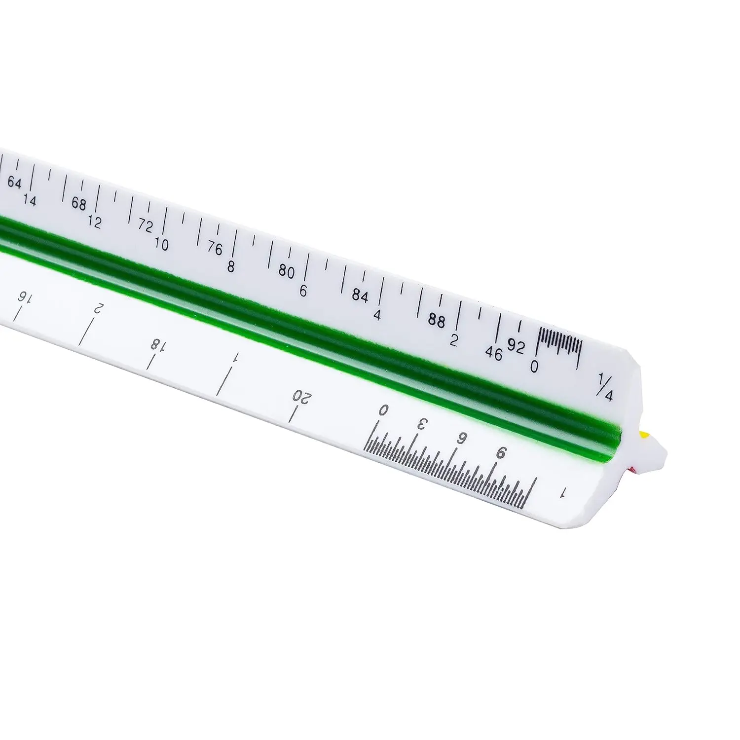 12" Plastic Architectural Scale Ruler, Hand Measuring Tool for Architects, Essential Measuring Tools for Design & Drafting