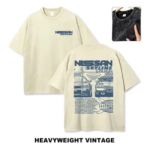 Skyline R34 JDM Vintage Tee 90s Graphic Tees Men's t Shirts Graphic Tee t Shirts Funny Graphic Tee Good Graphic Tees Men's Graphic Tees Streetwear Outfits Men Vacation Outfits Oversized Tshirt Men