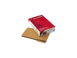 Smead 15734 Kraft File Folders, 1/3 Cut, Reinforced Top Tab, Legal, Brown, 100/Box