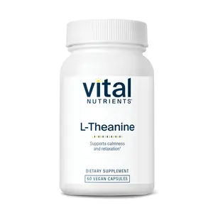 Vital Nutrients L-Theanine 200mg | Vegan Supplement | L Theanine Supplement Supports Normal Stress Levels and Cognitive Function* | Gluten, Dairy and Soy Free