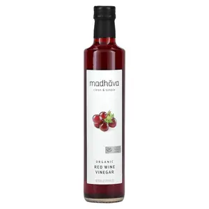 Madhava Organic Red Wine Vinegar, 16.9 fl oz