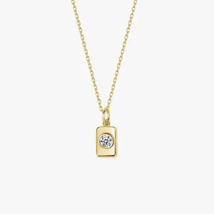 Bezel Accent Necklace