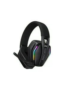 Electronic World Pulse Strike Wireless Gaming Headset with Mic RGB Over Ear Bluetooth Headphones 2.4G Low Latency Gaming Headphones for PC Xbox Laptop Mobile 60H Battery