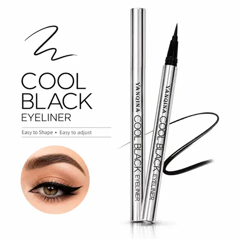 Liquid Eyeliner, Micro Ultra Fine Tip, Precise Lines, Black Vegan Eyeliner, Smudge Proof, Long Lasting Satin Finish, Beginner Friendly for Daily & Party Eye Makeup Waterproof