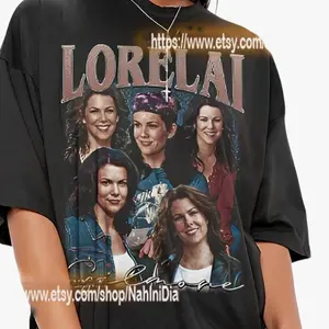 Lorelai Gilmore Gilmore Girls Vintage Unisex Shirt, Vintage Lorelai Gilmore TShirt Gift For Him and Her , 90s retro design graphic tee KN45 94WH