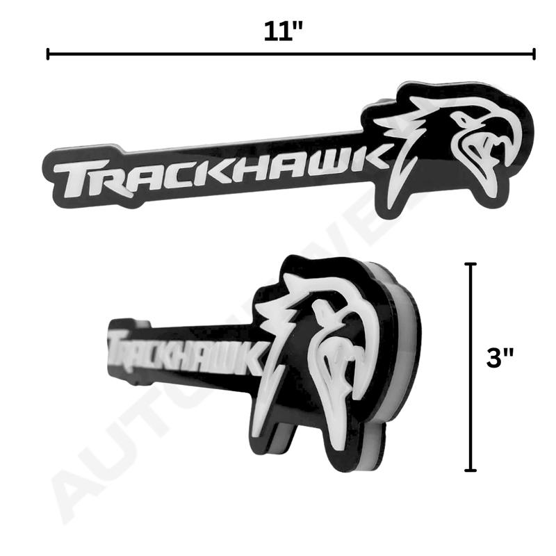 Jeep Trackhawk LED Grille Emblem Badge – RGB Flow Series | Bluetooth App Controlled (2018–2021)