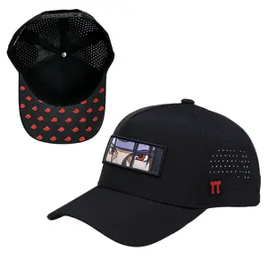 Itachi Quick Dry Laser Cut Baseball Cap, 3D Anime Embroidery Design Water-Resistant All Season Performance Hat for Men & Women