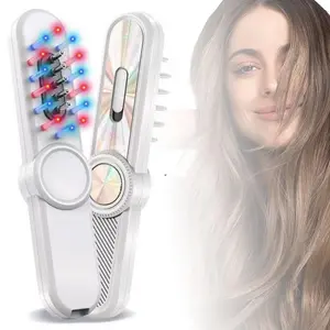 Electric Scalp Massager, 1 Box Rechargeable Hair Scalp Massage Comb with Removable Storage Chamber, 3 Adjustable Modes, Nourishing Hair and Scalp Care Tool, Rechargeable Scalp Massagers
