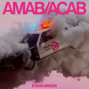 Evan Greer - Amab/Acab  [VINYL RECORD - LP] Clear Vinyl, Pink