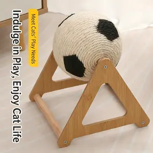 Triangular Cat Scratching Soccer Ball