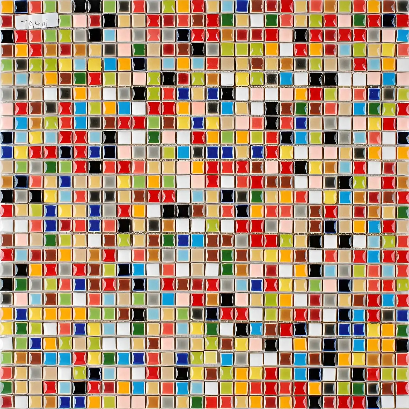 Multicolor Porcelain Tile Kitchen Backsplash Small Square Glazed Ceramic Mosaic Wall and Floor Tiles Decor Decorative Stickers Ornaments