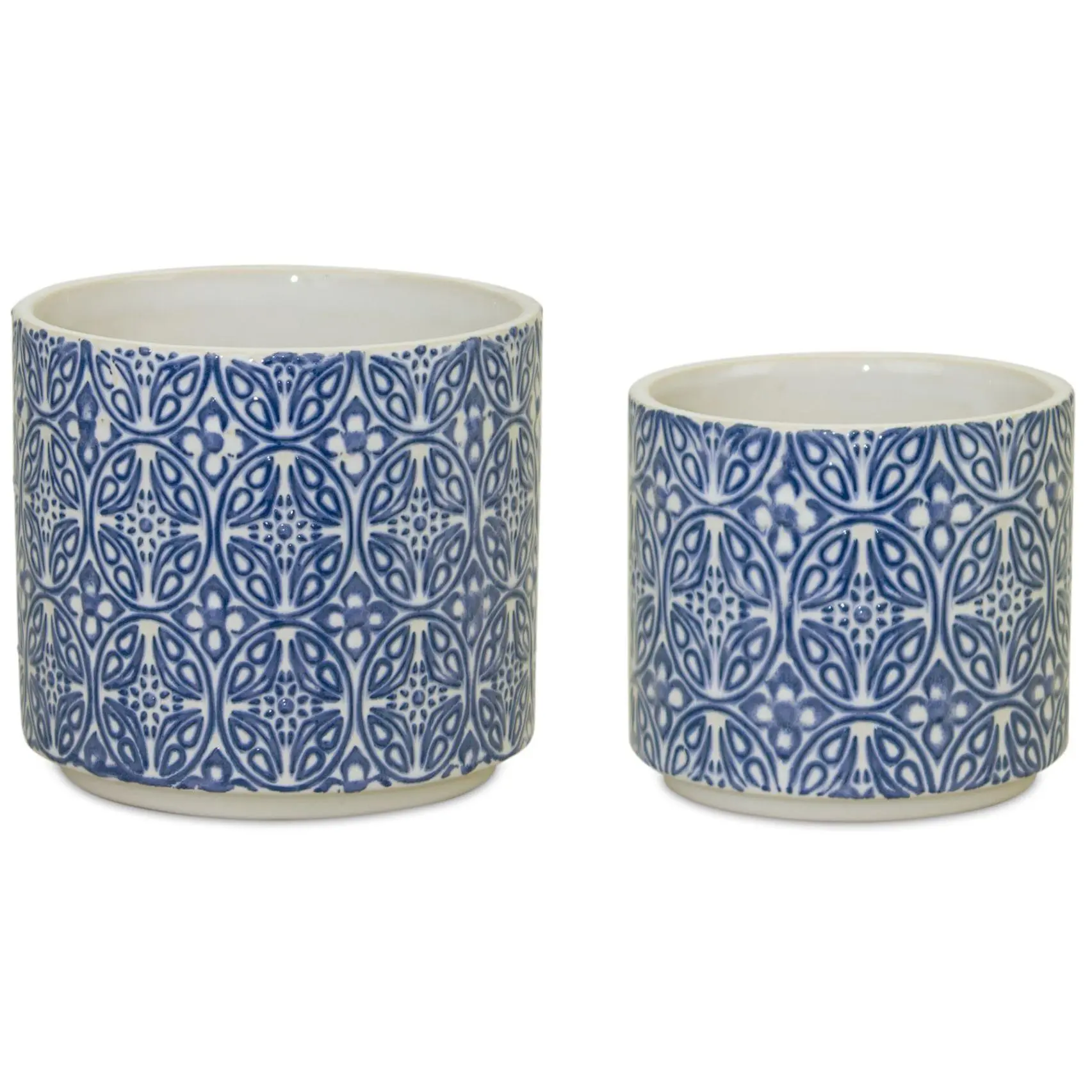 Melrose Oriental Ceramic Pot (Set of 2)