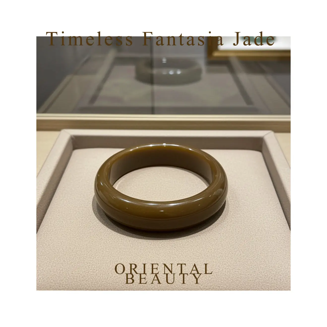 Certified genuine Brown Sugar Hetian Jade nephrite jade Bracelet bangle - 56 mm inner diameter