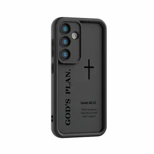 Fashion Bible GOD's Plan Soft Matte TPU Phone Case for Samsung Galaxy S26 Ultra S21-S25 Plus FE 5G A13 A14 A15 A16 A17 A35 A36,iPhone 17 Pro Max Phone Case 17 Air 16 E 15 Plus 14 13 12 11 X XS Protector Cover