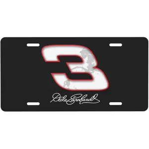 Dale Earnhardt Sr 3 License Plate Aluminum License Plate Decorative License Plate License Plate Cover