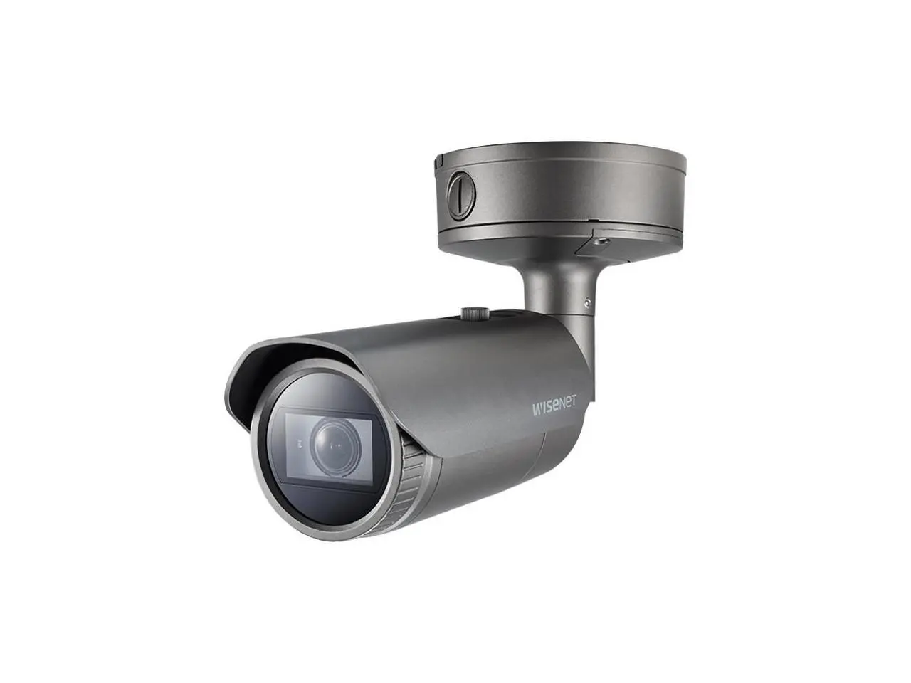 Hanwha Techwin XNO-8082R 6 Megapixel Network Camera - Bullet - 131.23 ft Night Vision - H.265, H.264, H.264M, H.264H, MJPEG - 3328 x 1872 - 3x Optical - CMOS - Pole Mount