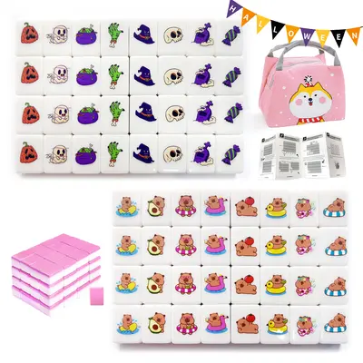 Seaside Escape Tile Game Sanrio Hello Kitty Mahjong 33 X-Large Blocks Ver.smile (for One Player...