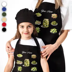 Pickles Mothers Day Apron, Pickles Apron For Family, Mom Gift, Grandma Gift, Personalize Apron, Apron with Pockets