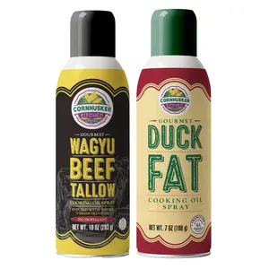 Cooking Oil Spray Bundle | Duck Fat & Beef Tallow | Cornhusker Kitchen